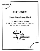 Euphonism Euphonium with Fl, Clar, Strings and Piano P.O.D. cover